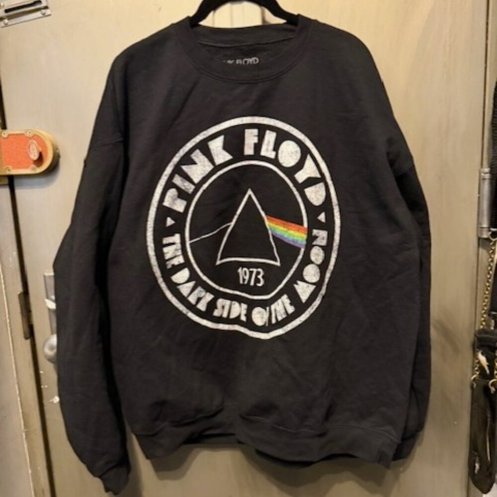 Retro Pink Floyd Dark Side of The Moon Sweatshirt - Unisex - L/XL